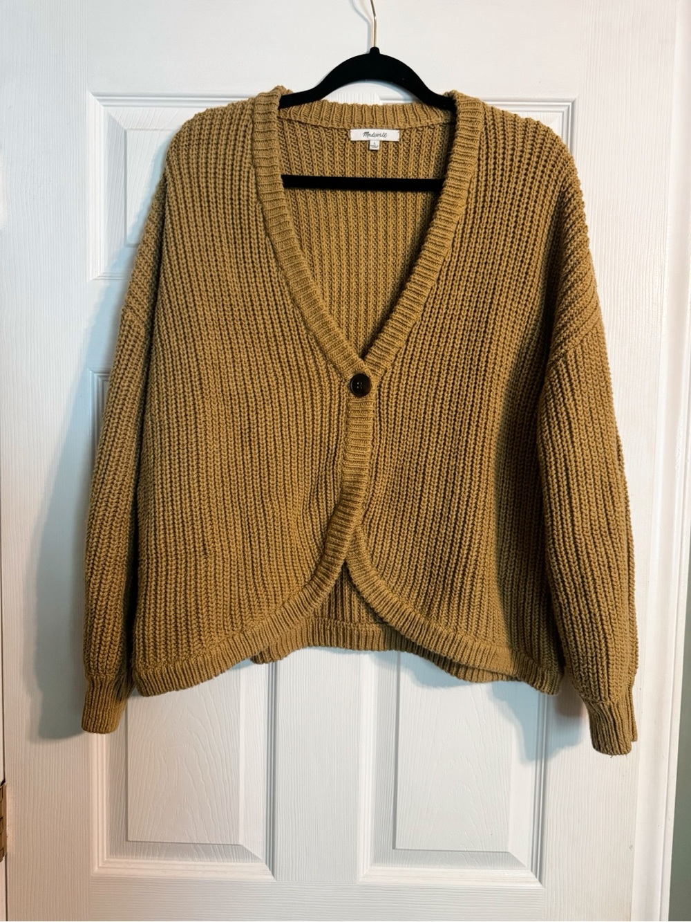 Madewell Shirttail Cardigan Sweater